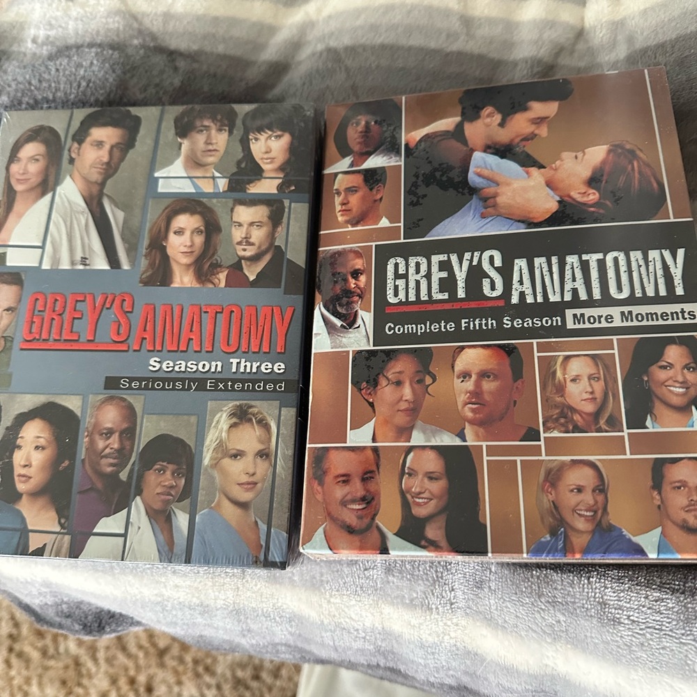 Grey's Anatomy DVD Set Seasons 3 and 5
